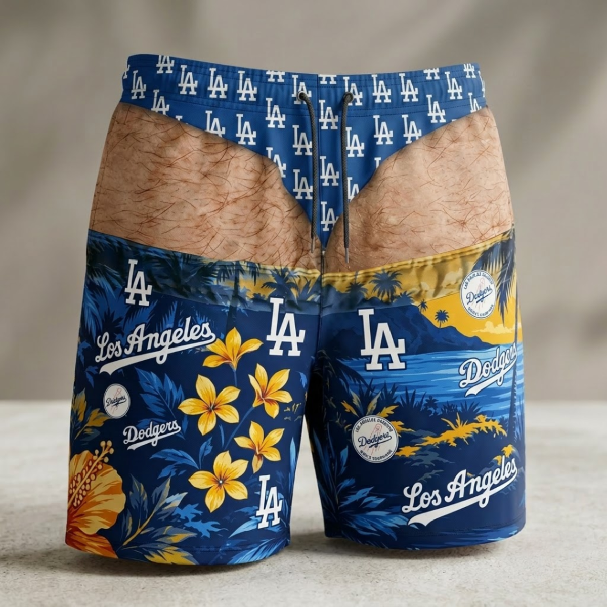 LAD Effect Body Funny Beach Short - Printed