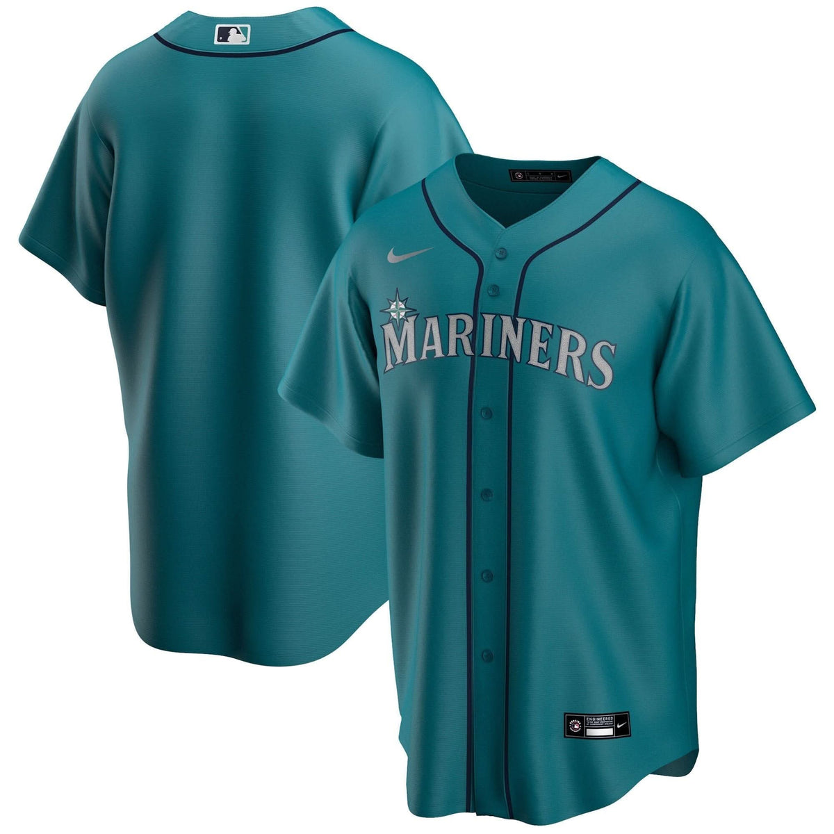 SM Cool Base Jersey - Aqua - Stitched