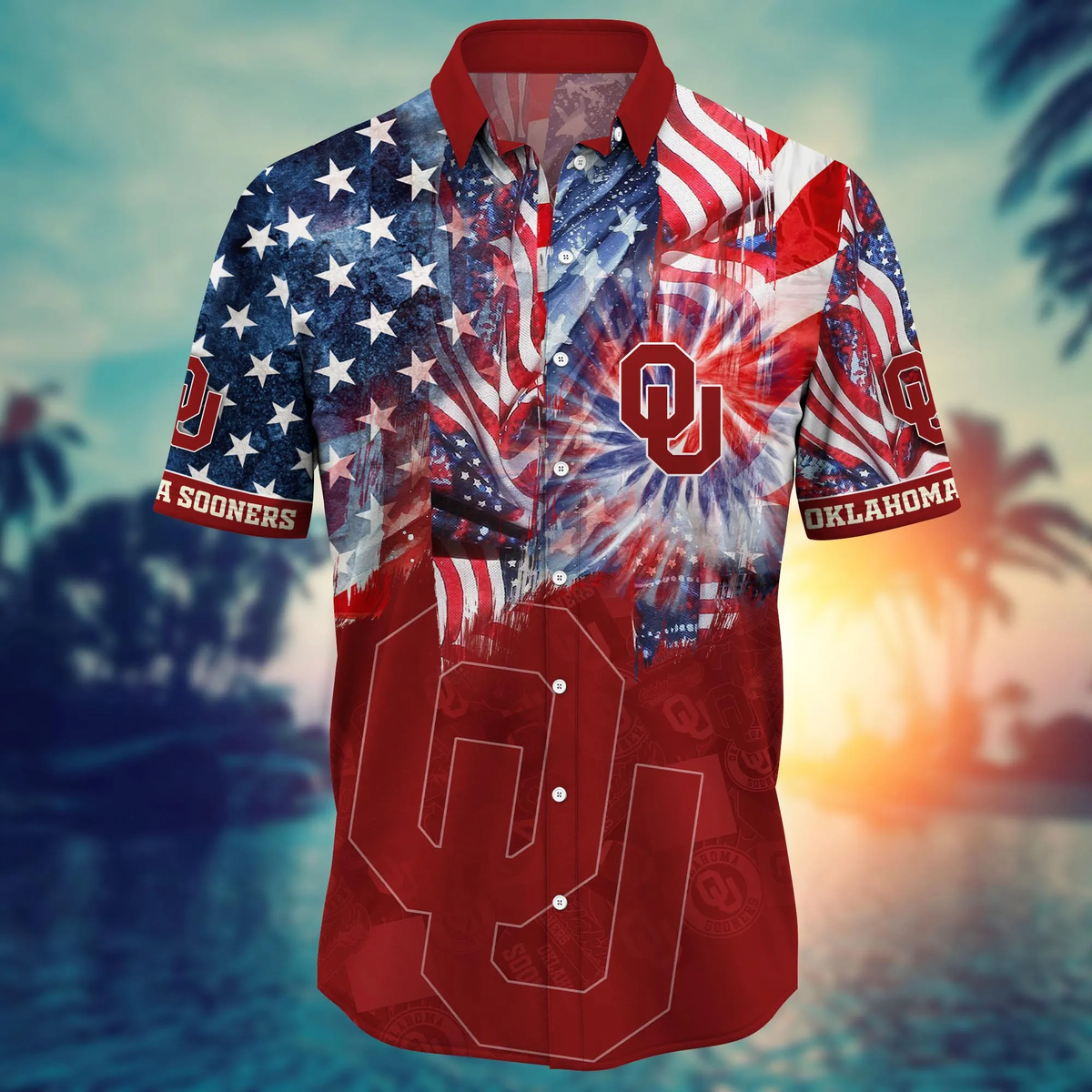 Oklahoma Sooners - Hawaii Shirt For Fans, Summer Football Shirts VT-HW001