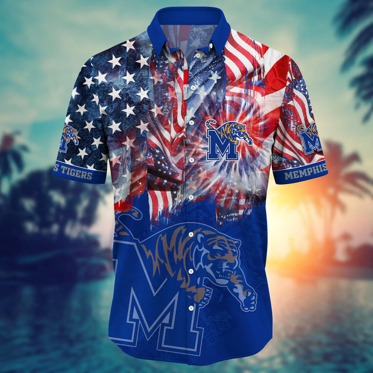 Memphis Tigers - Hawaii Shirt For Fans, Summer Football Shirts VT-HW001