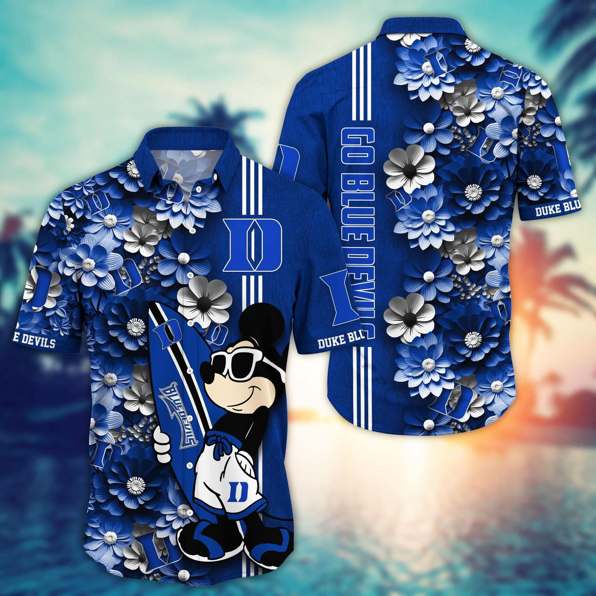Duke Blue Devils - Hawaiian Shirt Trending Summer - Gift For Fan