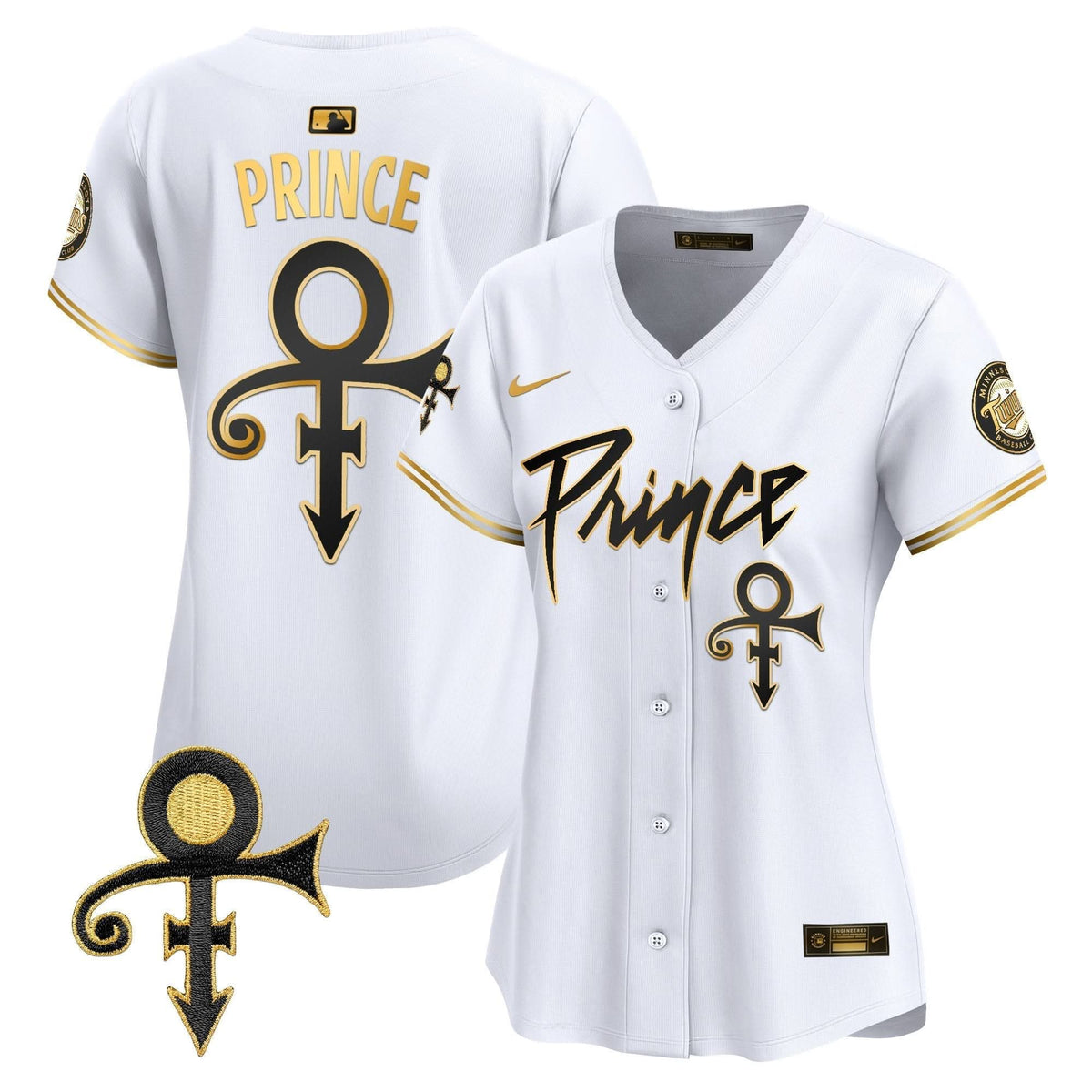 WoMinnesota Twins Prince Patch Vapor Premier Limited Jersey V4 - Stitched