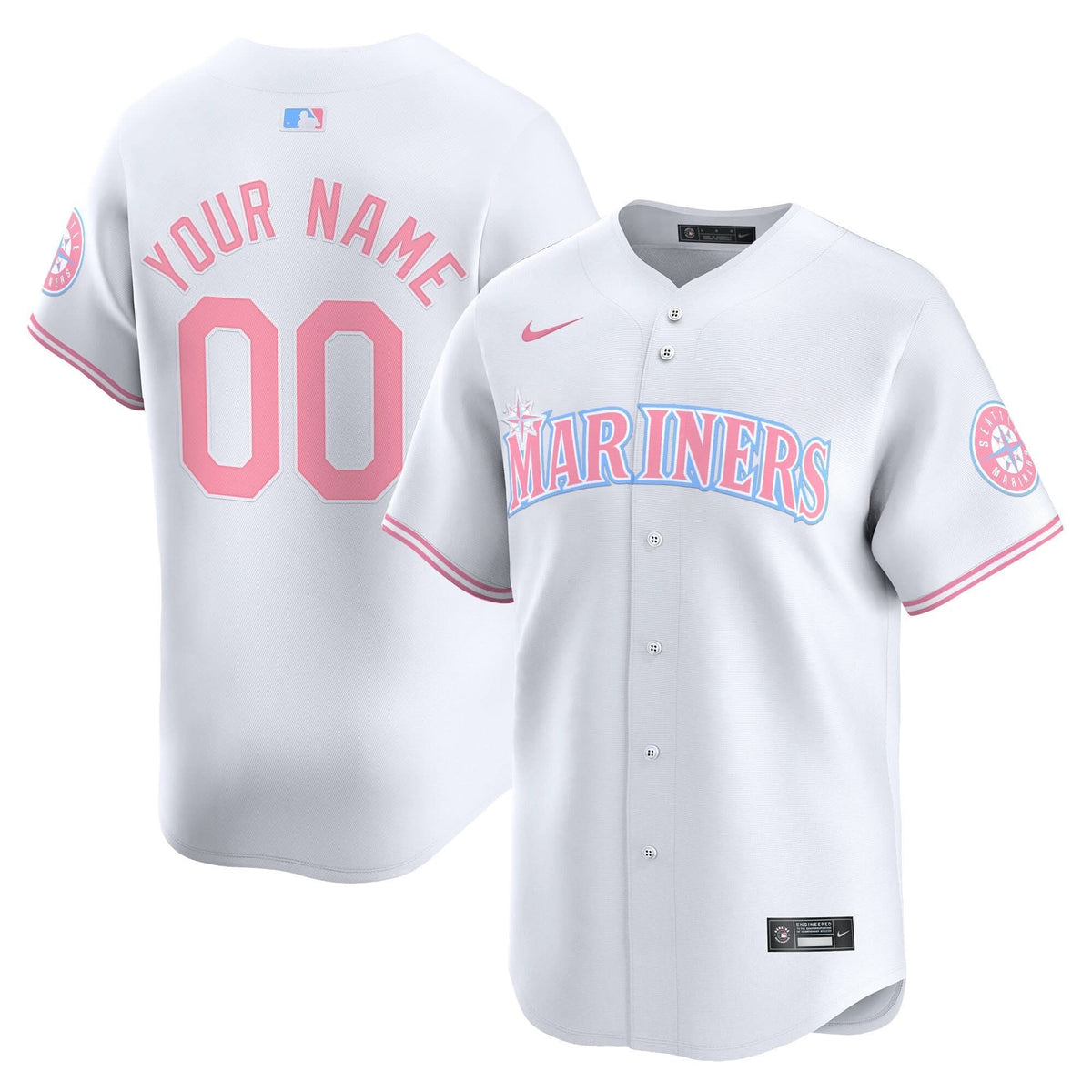 SM Bubblegum Pink Vapor Premier Limited Custom Jersey - Stitched