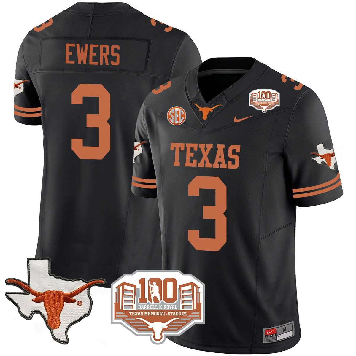 TL 2024 Vapor Jersey - 100 years of Darrell K Royal