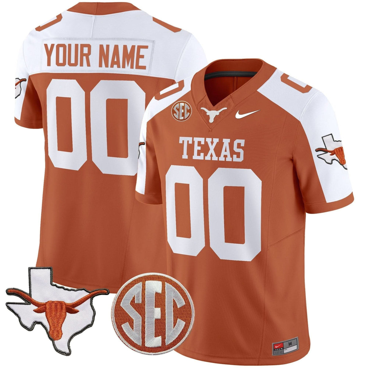 TL State Map & Sec Patch Vapor Limited Custom Jersey V5