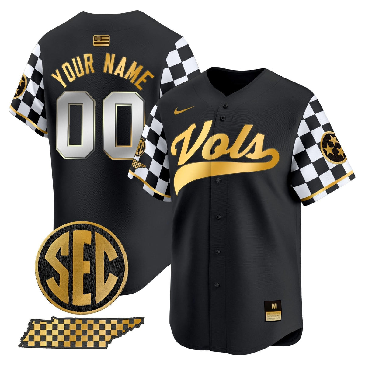 TV Checkerboard 2024 Vapor Premier Limited Baseball Custom Jersey - Stitched