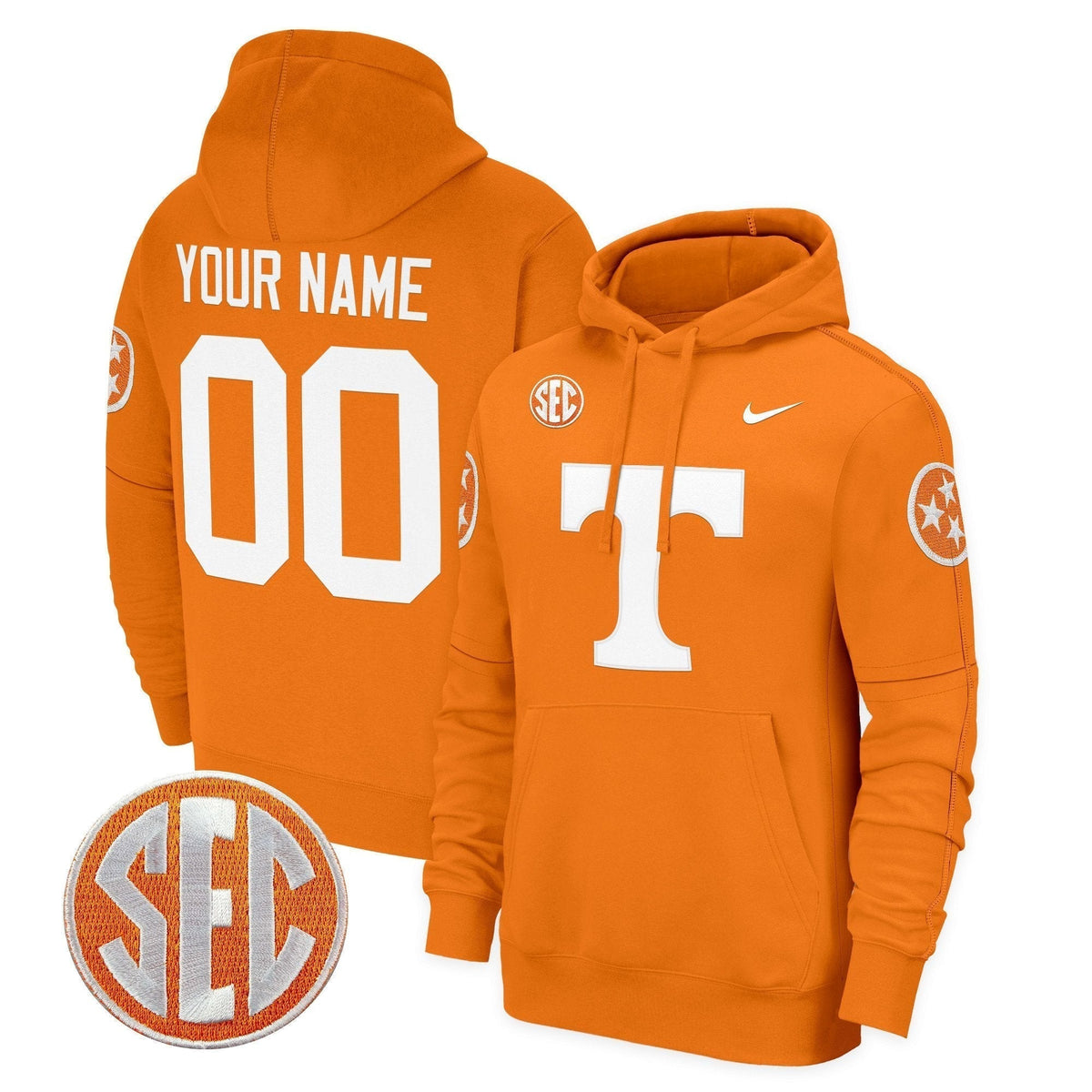 Tennessee Volunteers 2024 Fleece Custom Pullover Hoodie