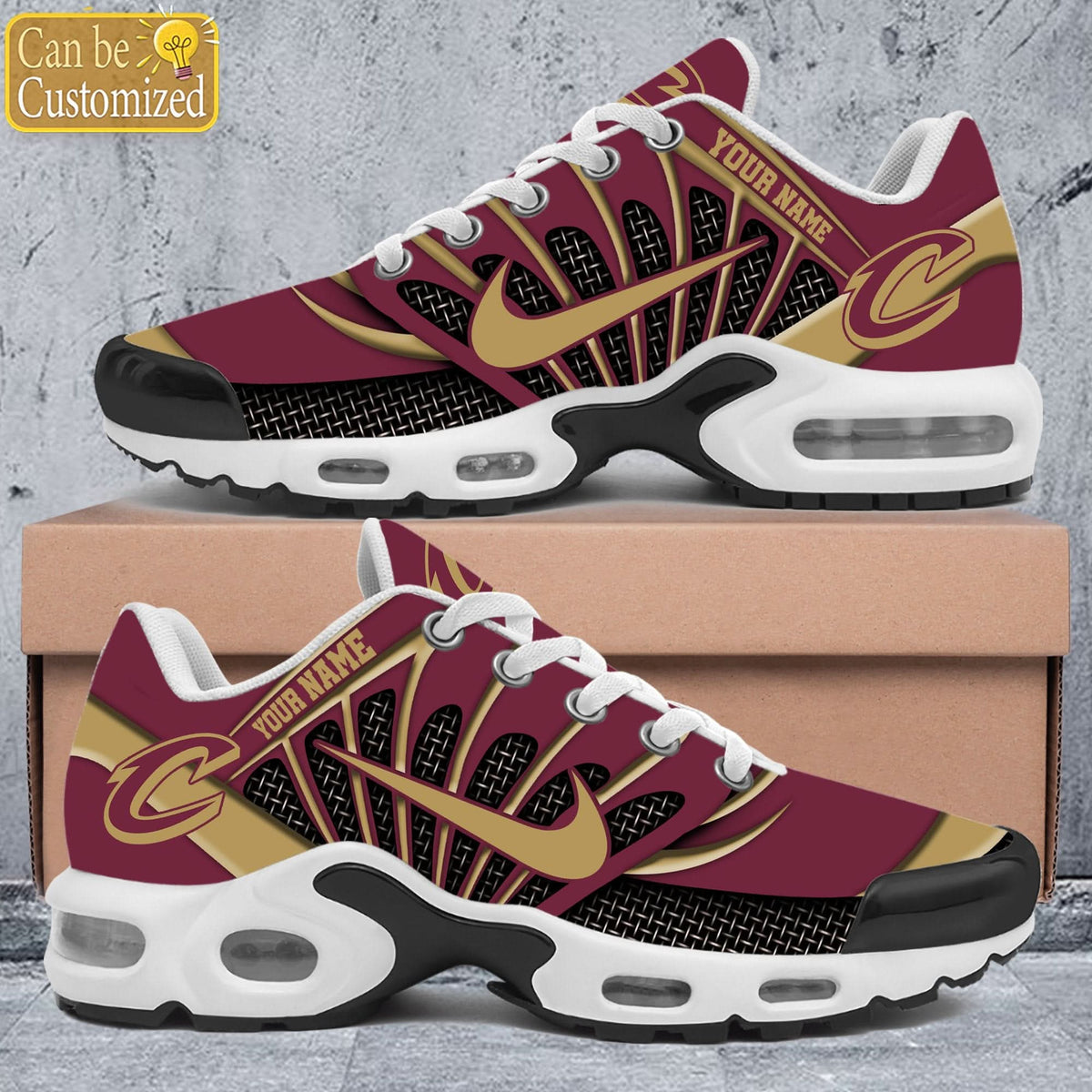 Cleveland Cavaliers Premium A951 Shoes Personalized