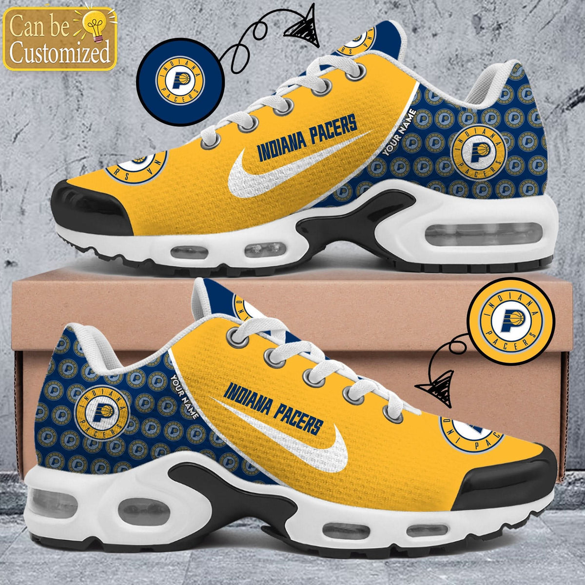 Indiana Pacers Premium A951 Shoes Personalized