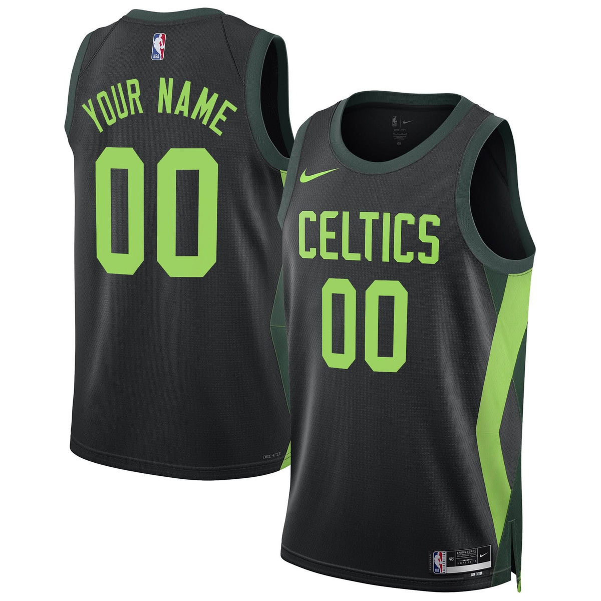 Boston Celtics 2024/25 City Edition Swingman Custom Jersey - All Stitched