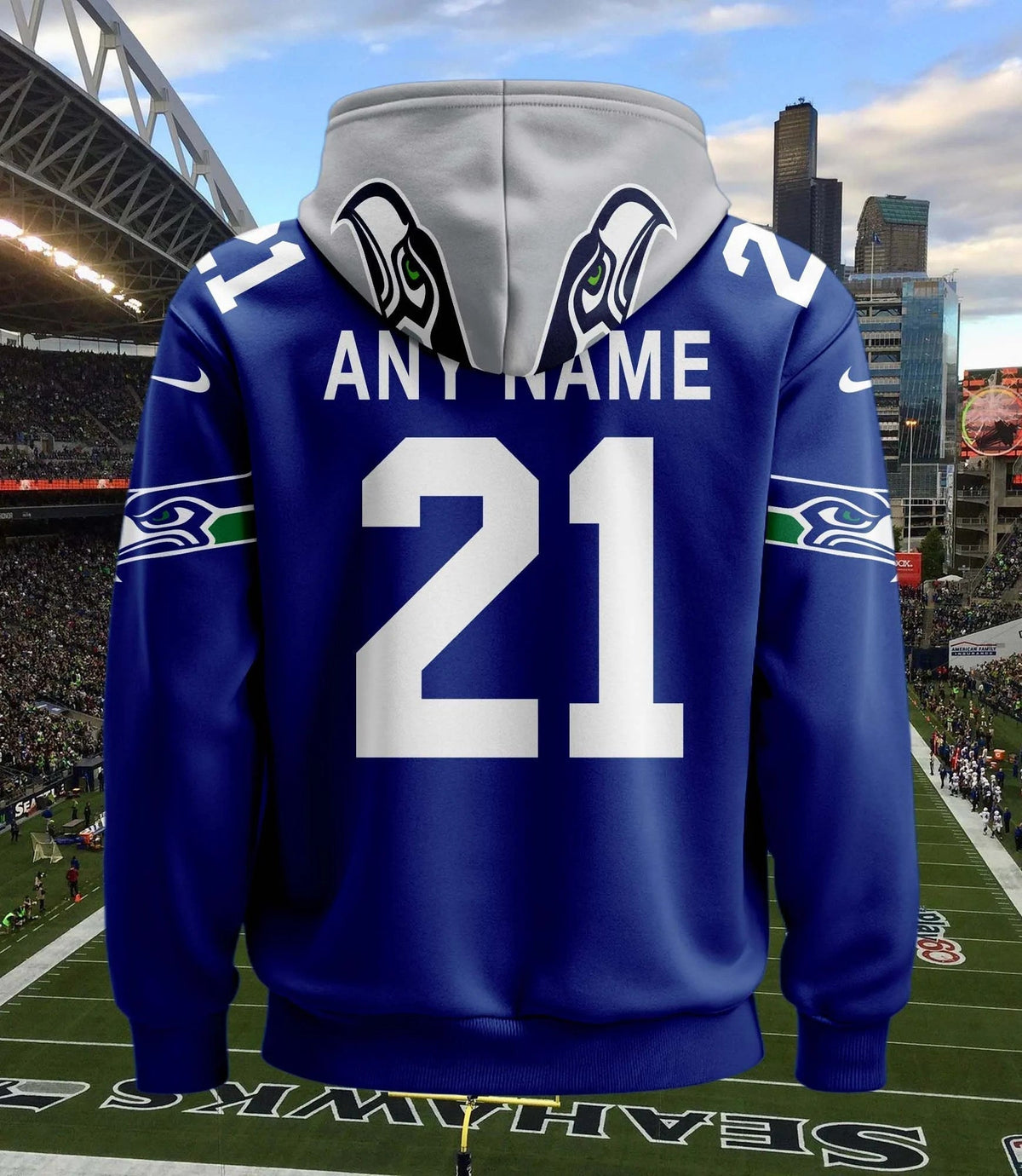 Seattle Seahawks Pullover Custom Hoodie V2