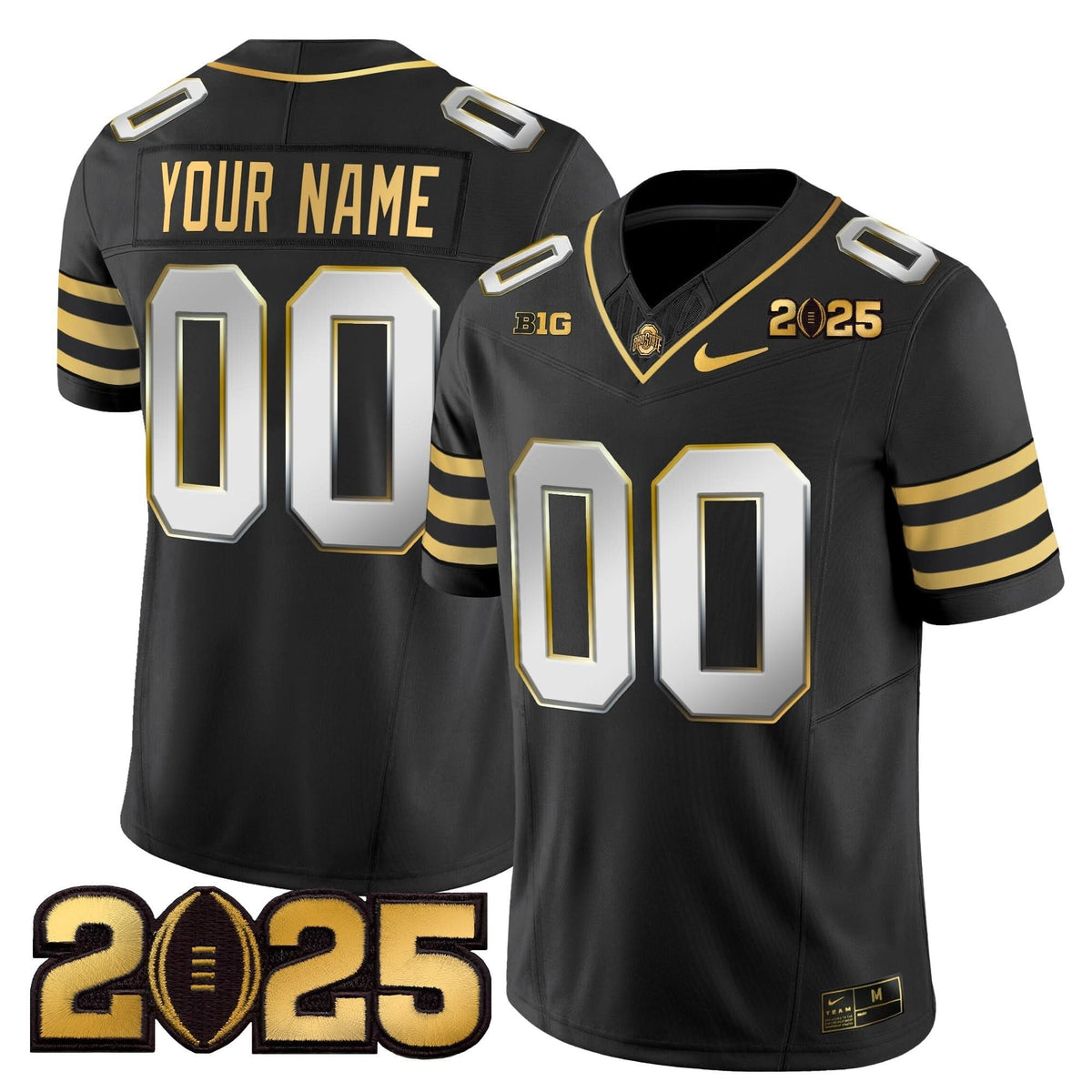 OSB 'Heritage Stripe' CFP Final Patch Gold Vapor Limited Custom Jersey