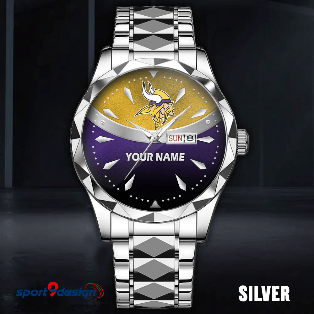 MV - American Football Luxury Hand Watch Custom Any Name Gifts For Fan-Limitted Edition