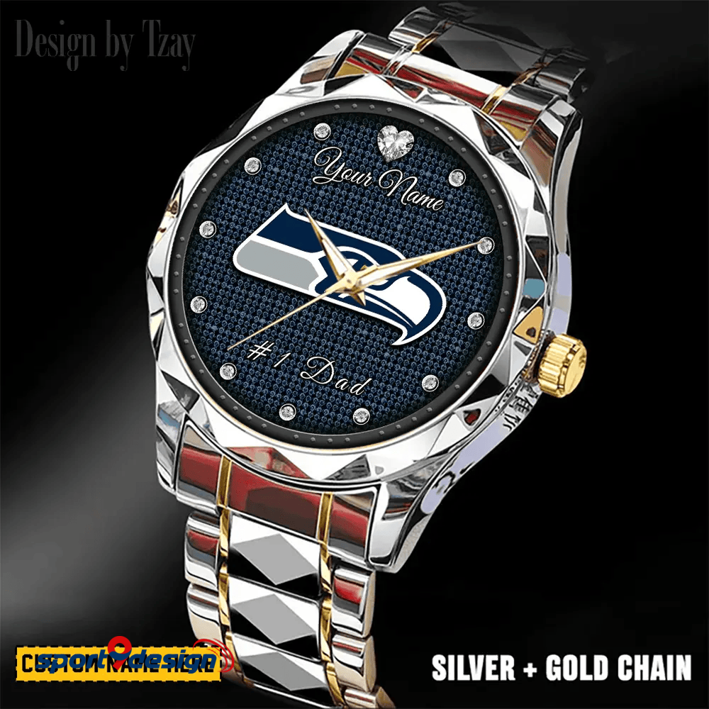 SEA #1 Dad Luxury Diamond Watch Father's Day Gift