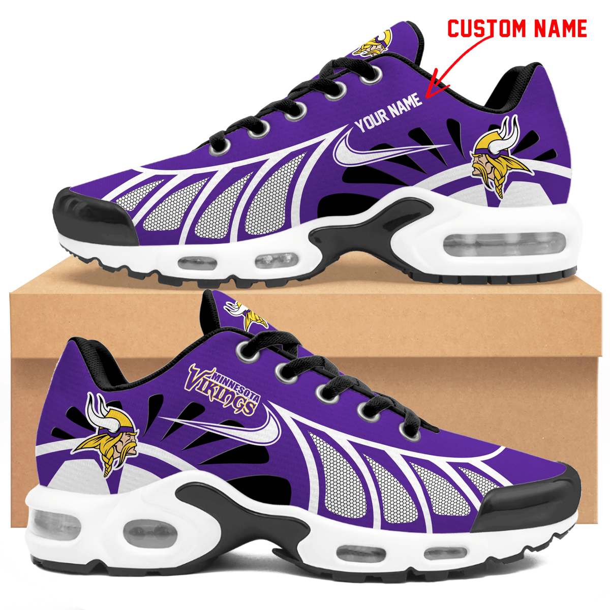 Minnesota Vikings | Personalized Air Max Shoes Limited Edition TD