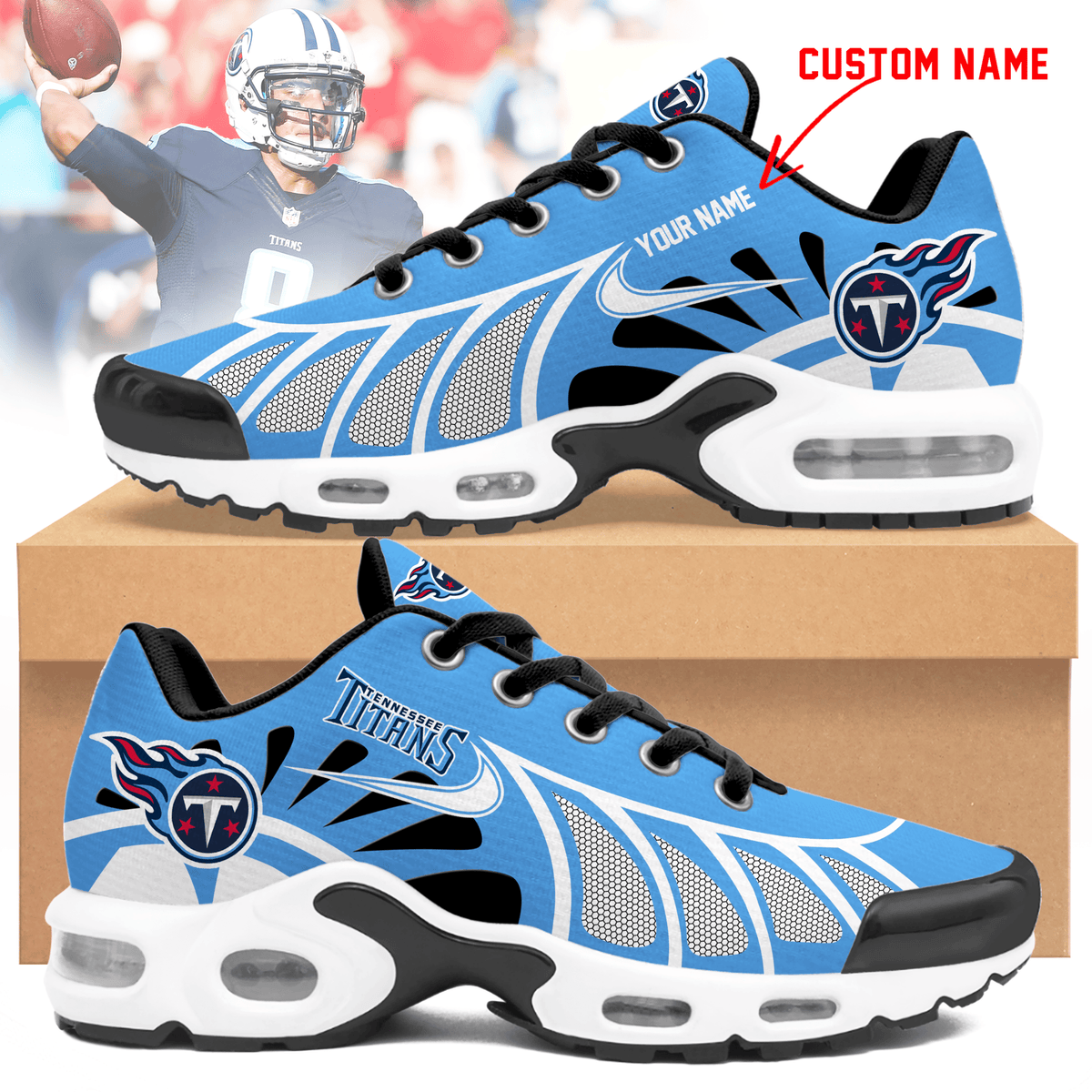 Tennessee Titans | Personalized Air Max Shoes Limited Edition TD 050625