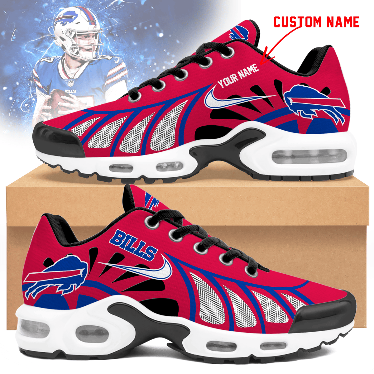 Buffalo Bills | Personalized Air Max Shoes Limited Edition TD 050625