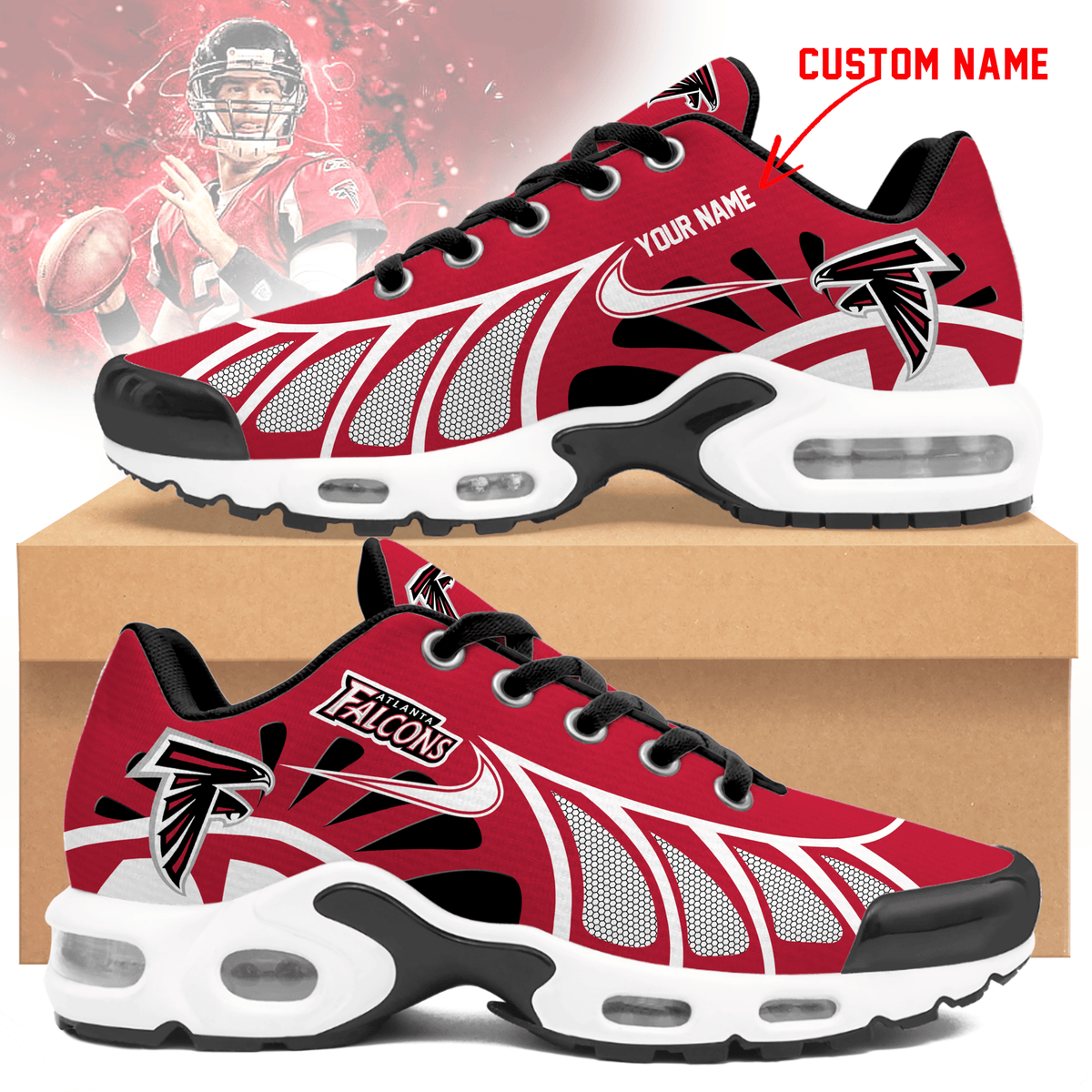 Atlanta Falcons | Personalized Air Max Shoes Limited Edition TD 050625