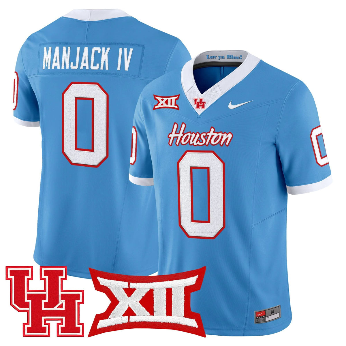 Men's Houston Cougars 2025 Vapor Limited Jersey - All Stitched