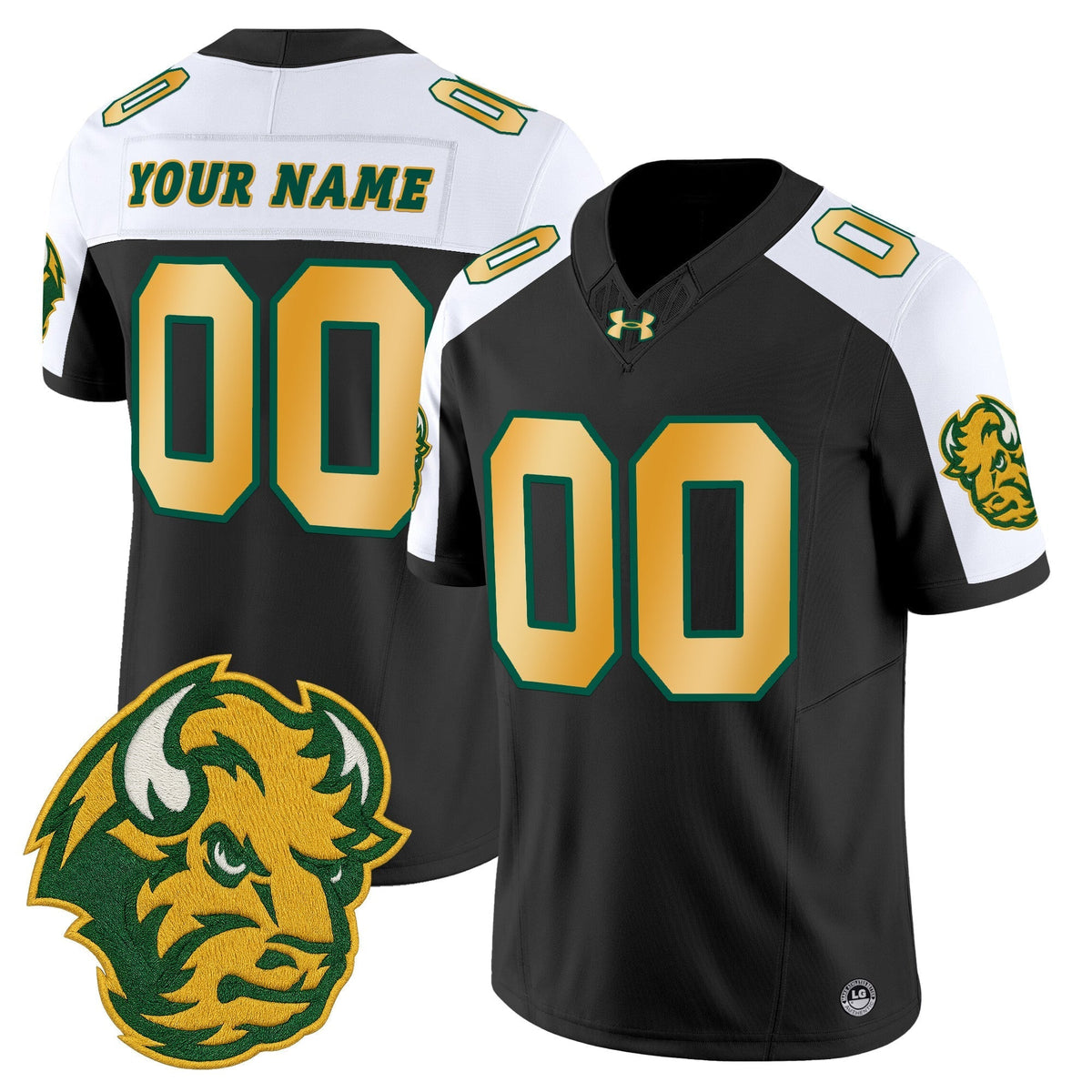 North Dakota State Bison Vapor Limited Custom Jersey