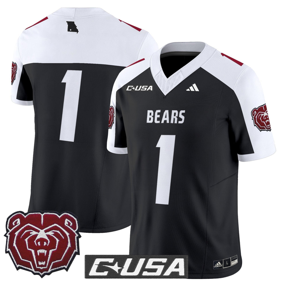 Men's Missouri State Bears 2025 Vapor Limited Jersey - All Stitched