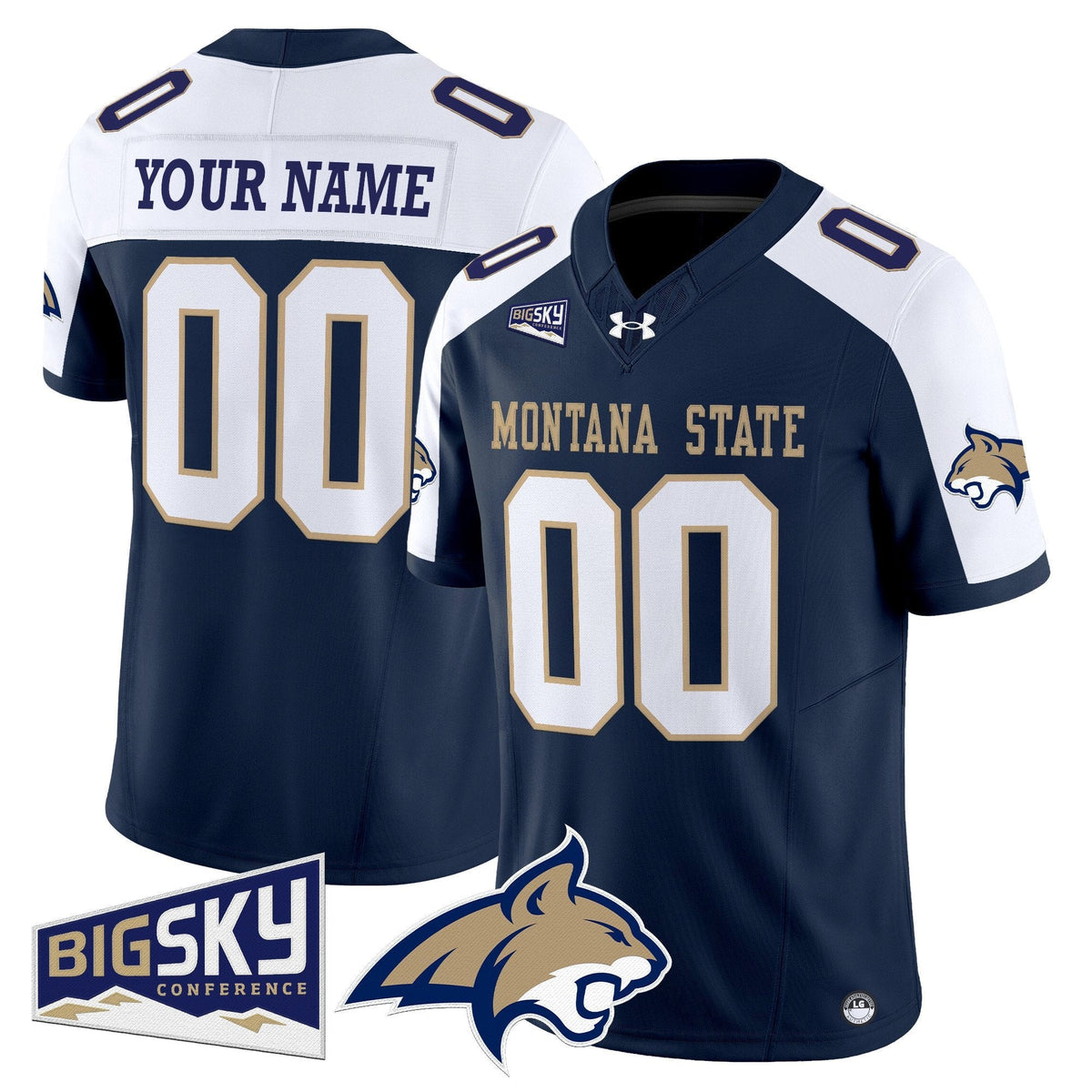 Montana State Bobcats 2025 Vapor Limited Custom Jersey - All Stitched
