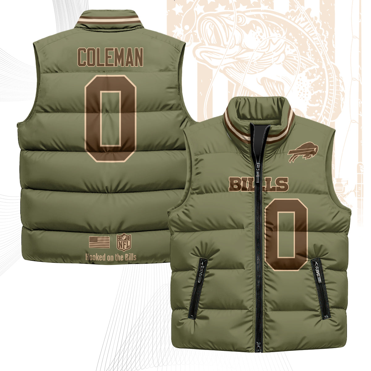BB Fishing Unisex Puffer Vest