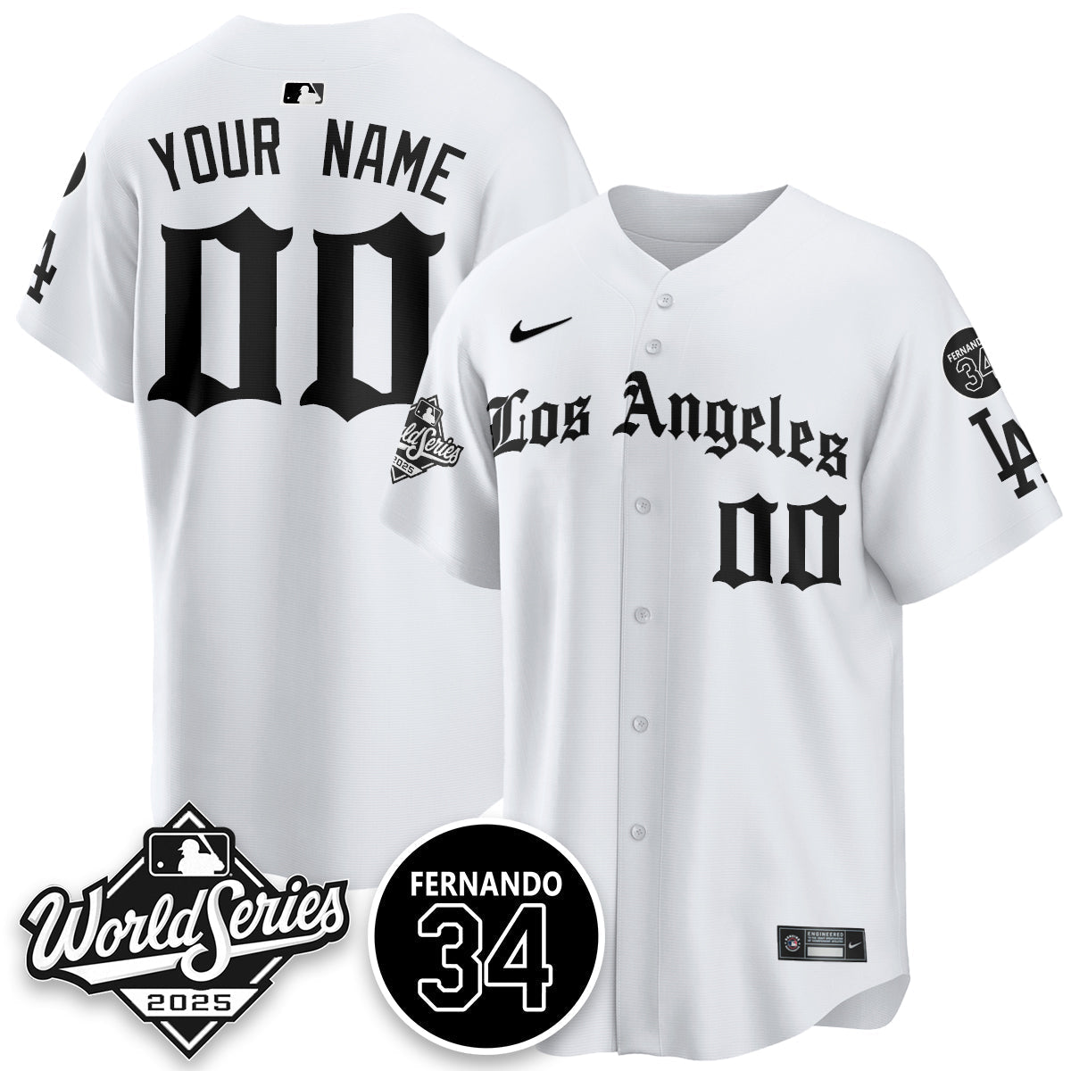 LAD 2025 Gothic NL Champions Custom Jersey - Stitched
