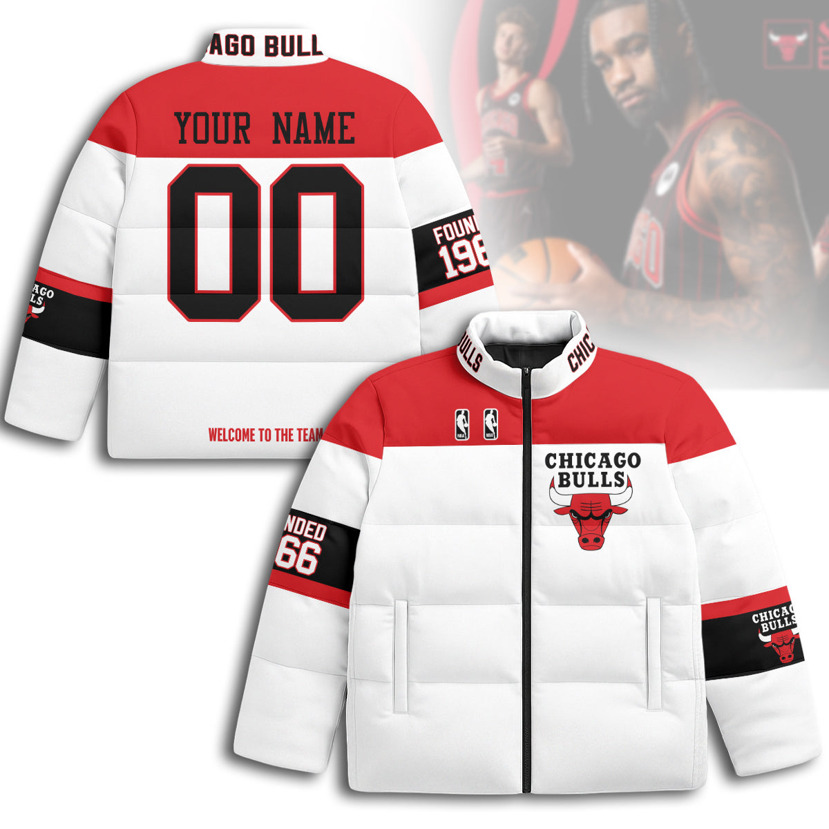 CHI Unisex Custom Puffer Jacket