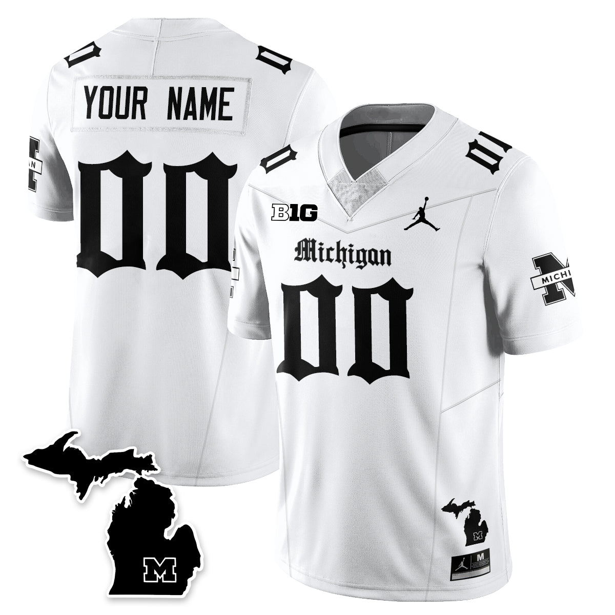 MICH Gothic Vapor Limited Football Jersey