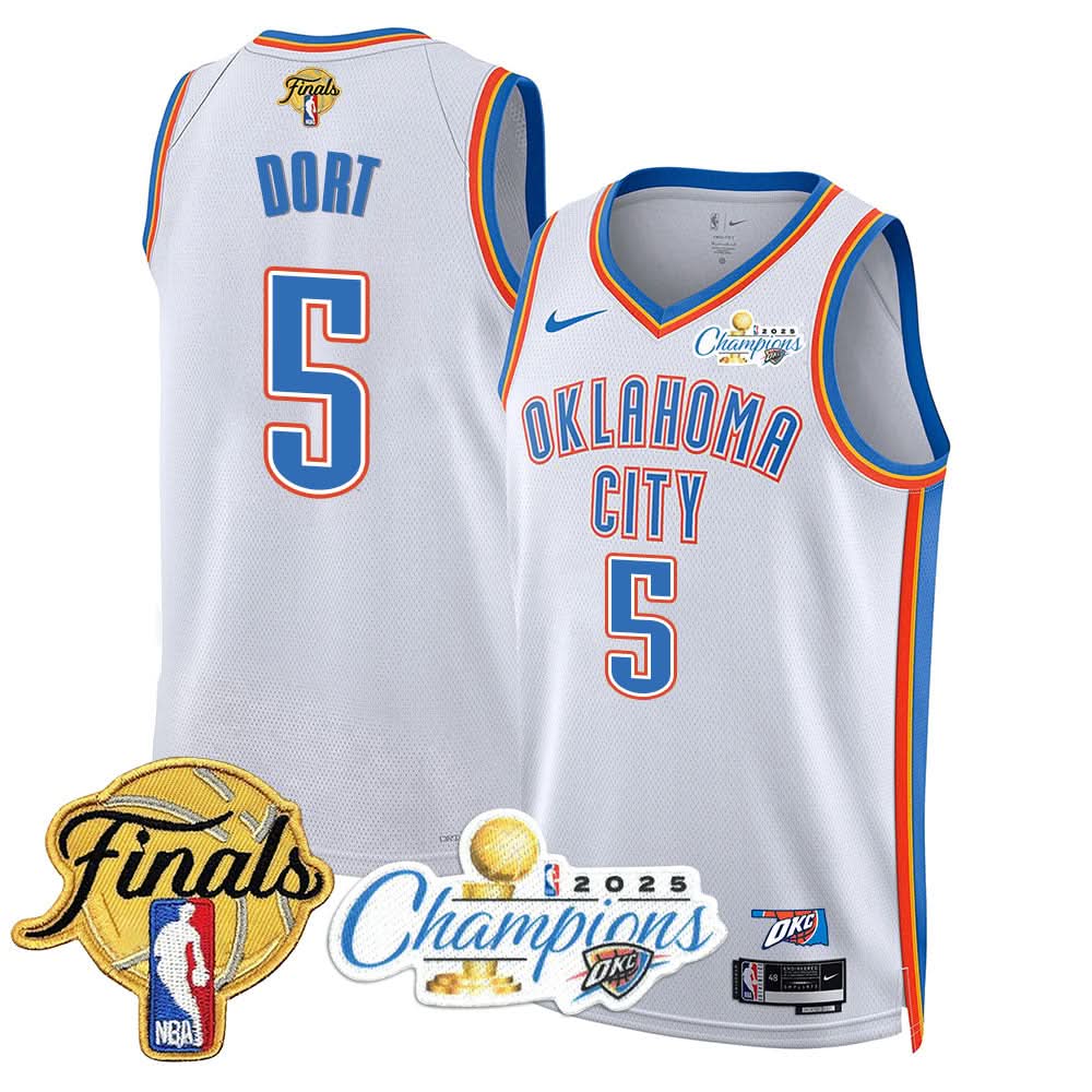 OKC 2025 Basketball Champions Jersey - Stitched