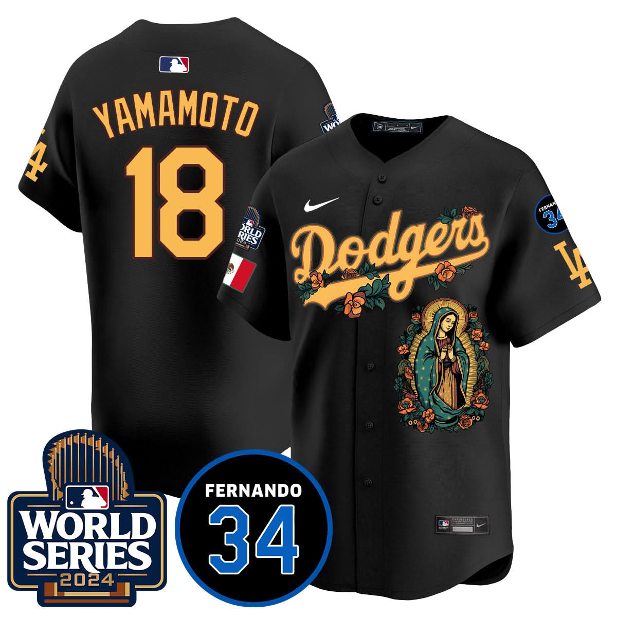 LAD Guadalupe - Fernando Valenzuela Memorial Jersey - Printed