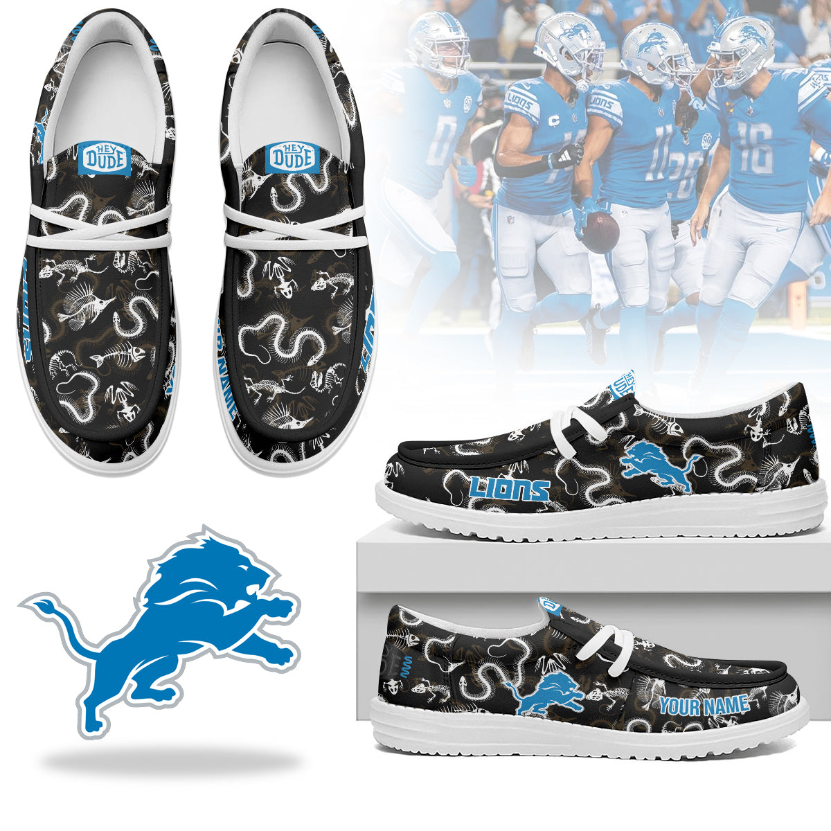 DET Halloween Hey Dude Shoes