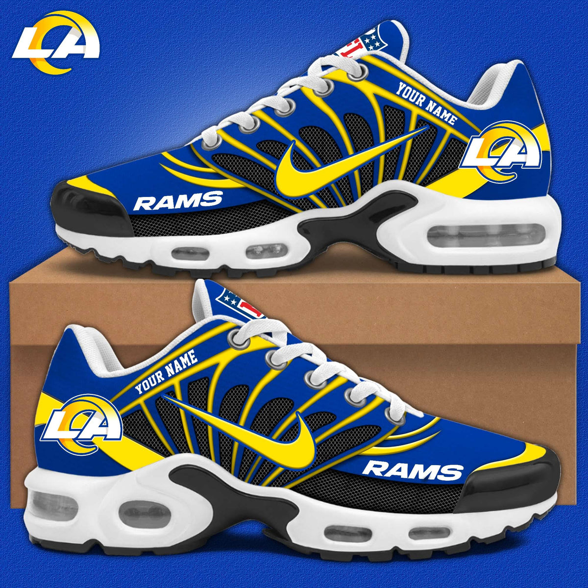 Los Angeles Rams Personalized Shoes Limited Edition
