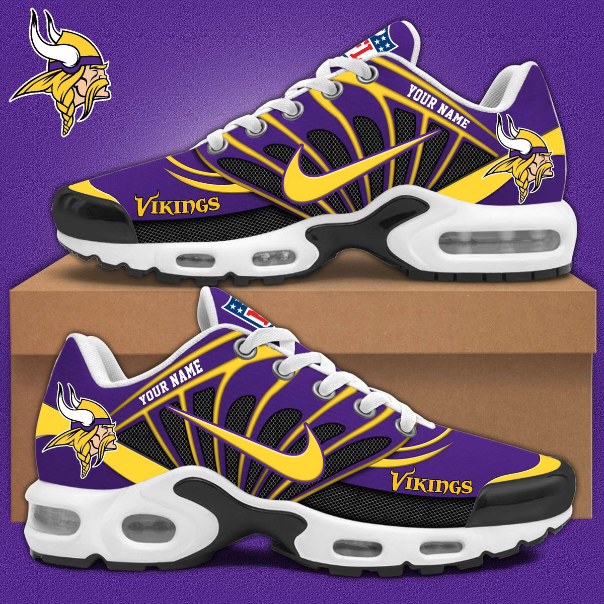 Minnesota Vikings Personalized Shoes Limited Edition