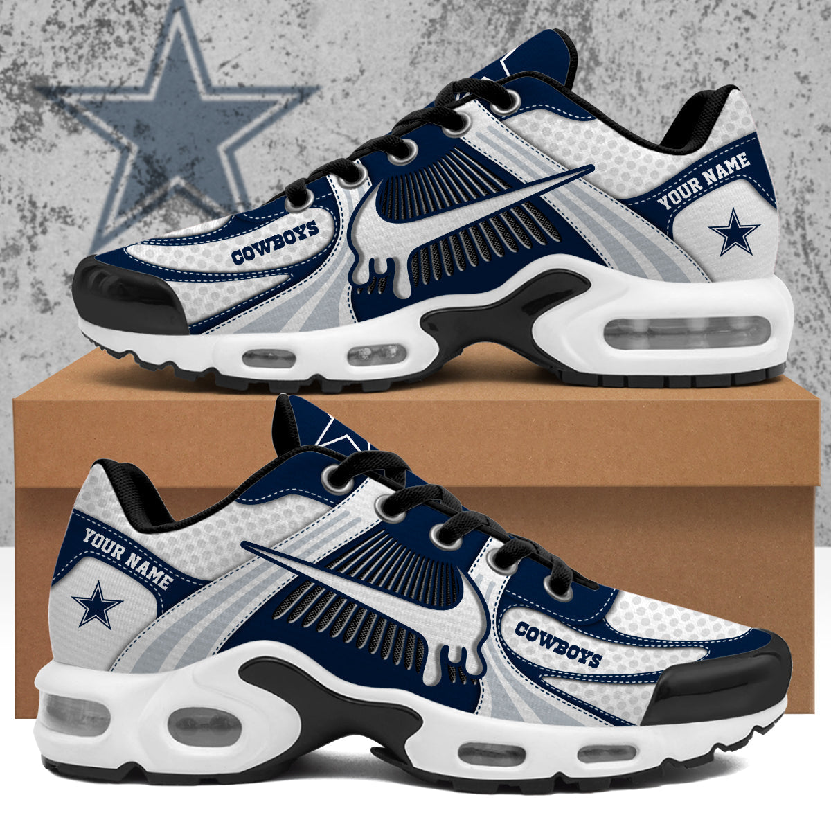Personalized Dallas Cowboys Air Max Plus Shoes