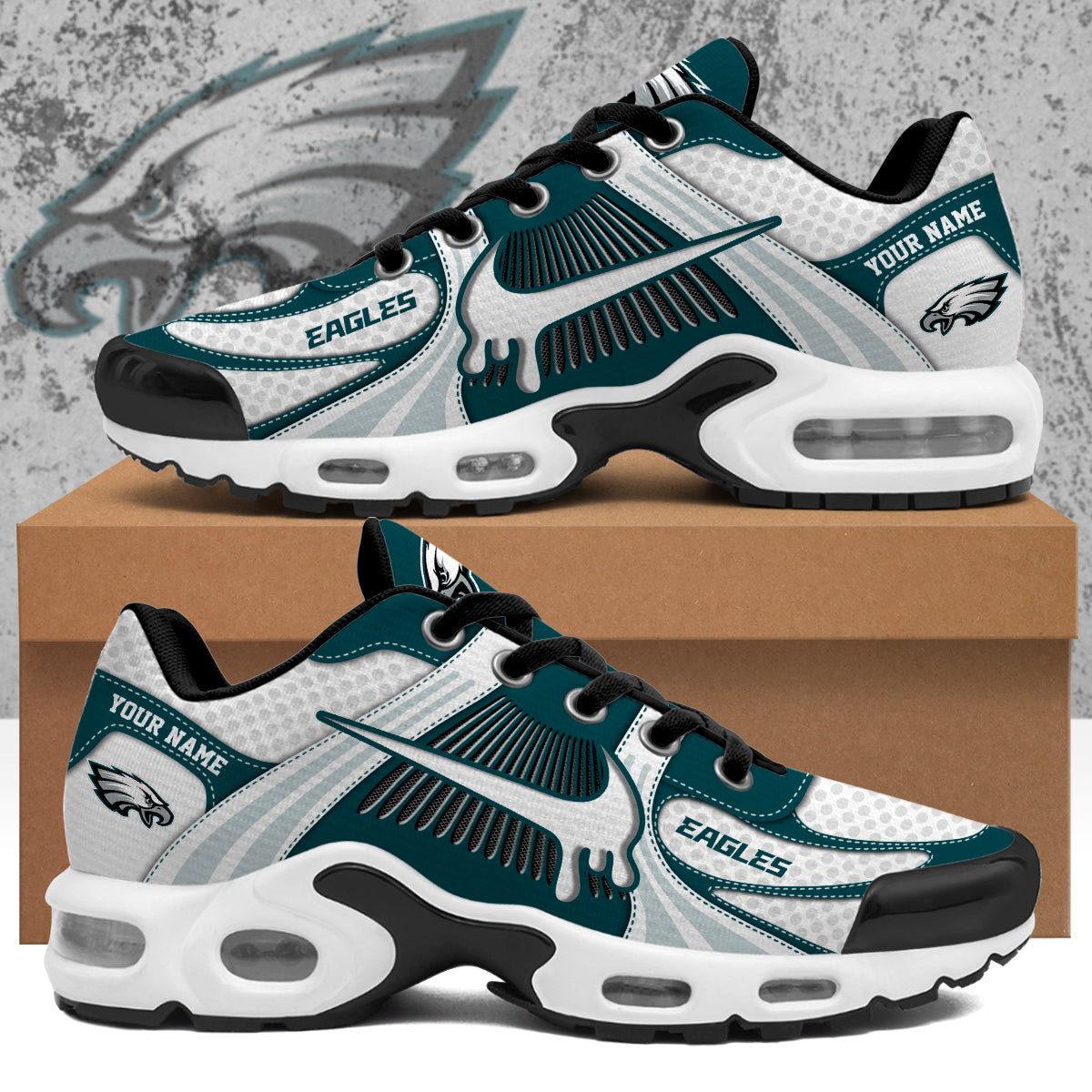 Personalized Philadelphia Eagles Air Max Plus Shoes