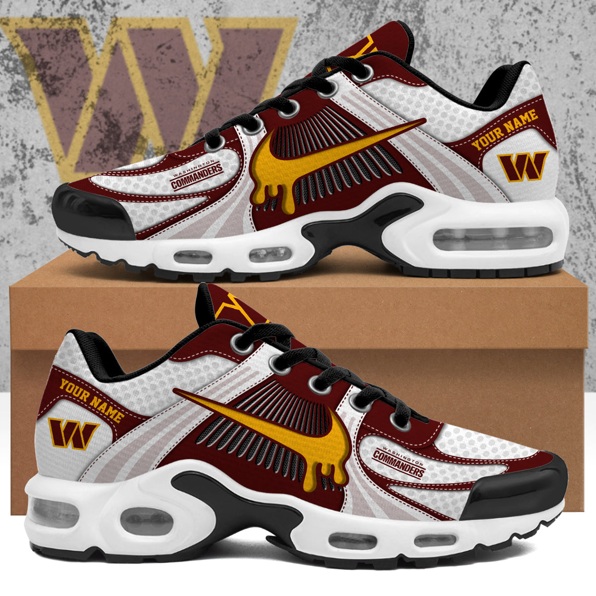 Personalized Washington Commanders Air Max Plus Shoes
