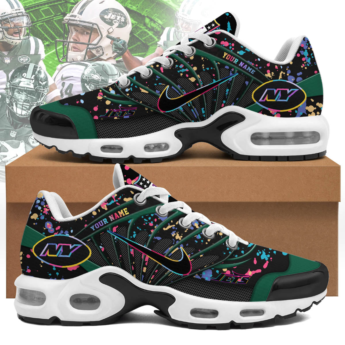 New York Jets 2025 Crucial Catch Air Max Shoes