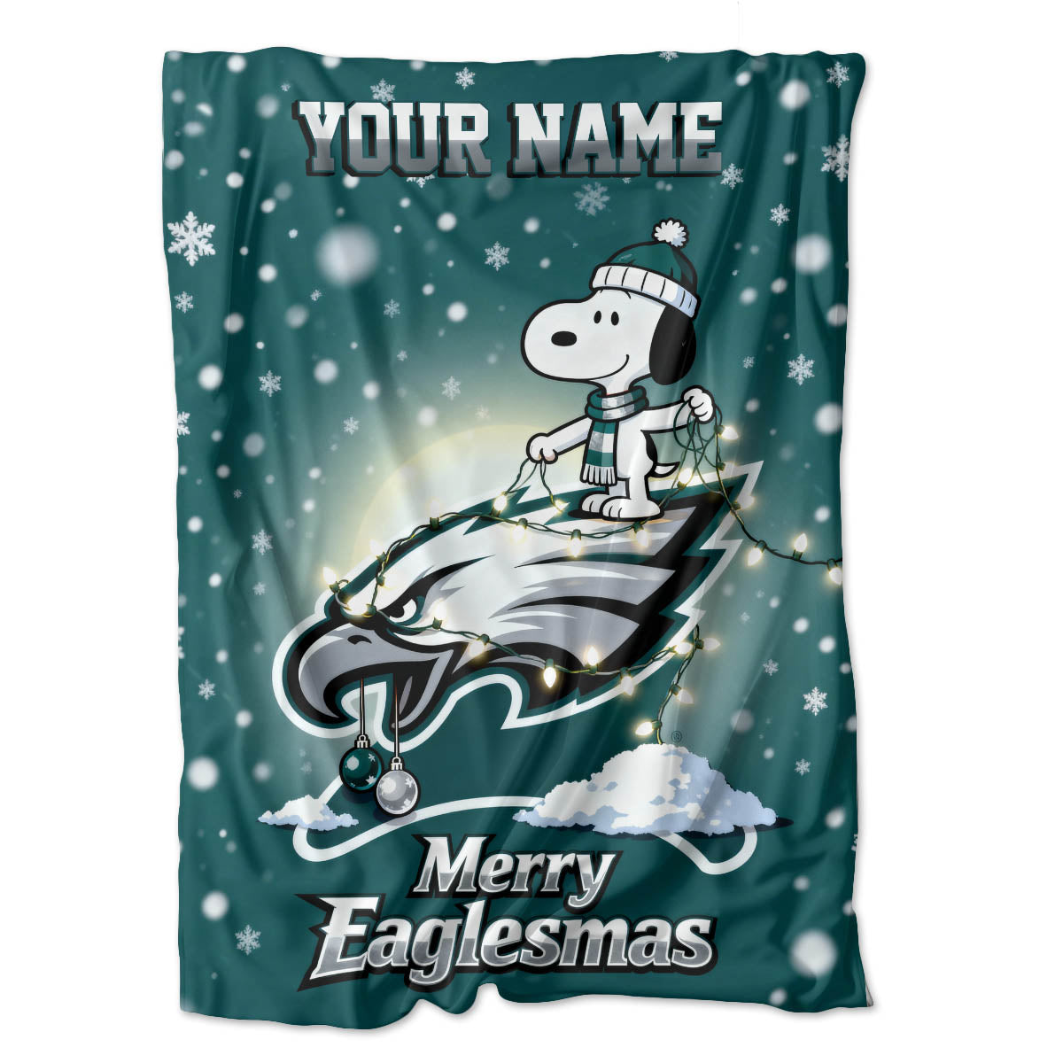 PHI | Premium Christmas Fleece Blanket & Throw Pillow