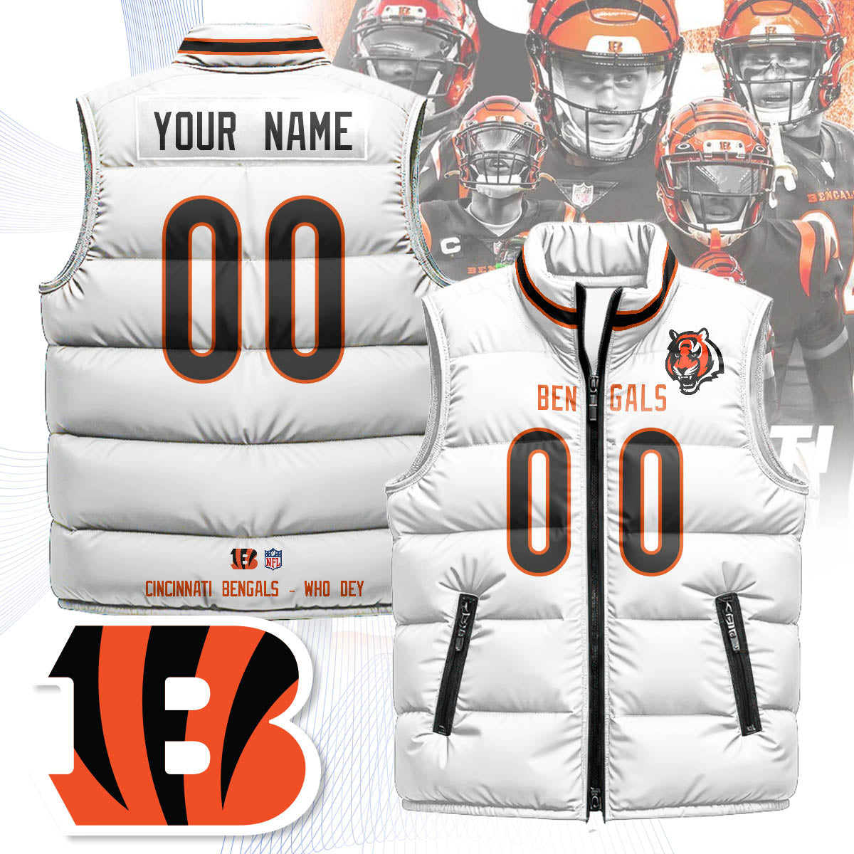 Personalized CB Unisex Puffer Vest