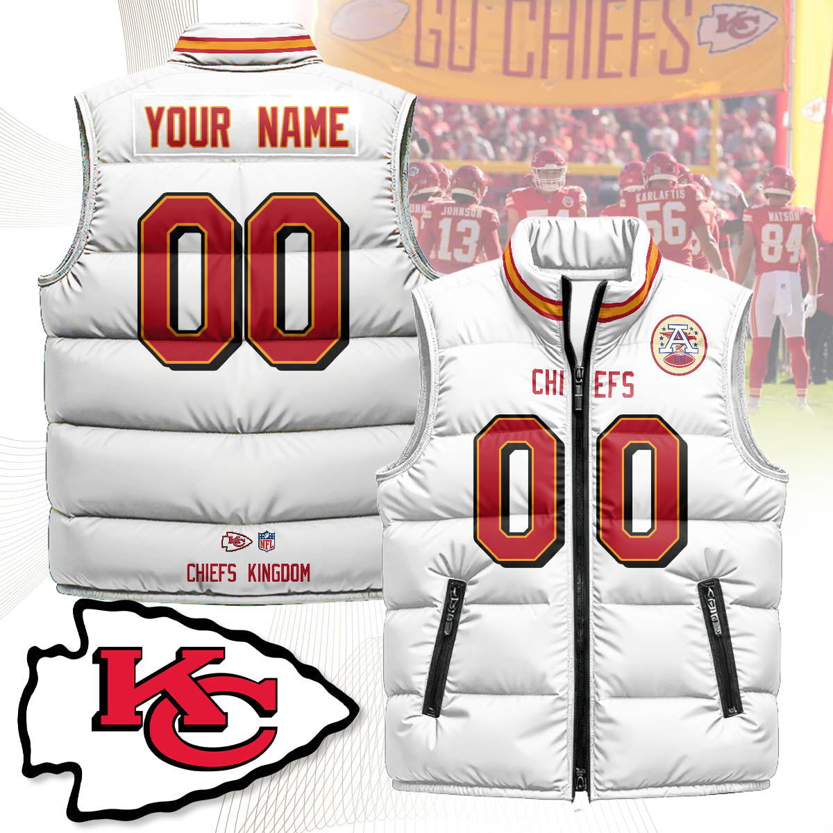 Personalized KCC Unisex Puffer Vest