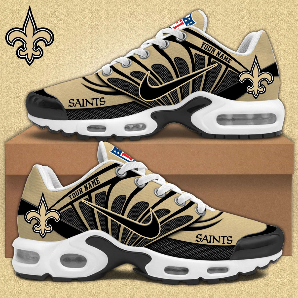 New Orleans Saints Personalized Shoes Limited Edition