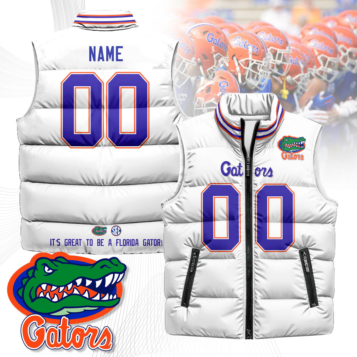 Personalized FG Unisex Puffer Vest