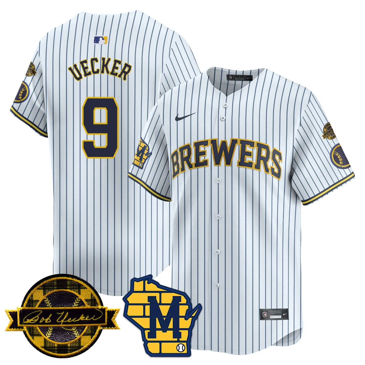 MB 2025 Limited Jersey - Bob Uecker Patch - Stitched