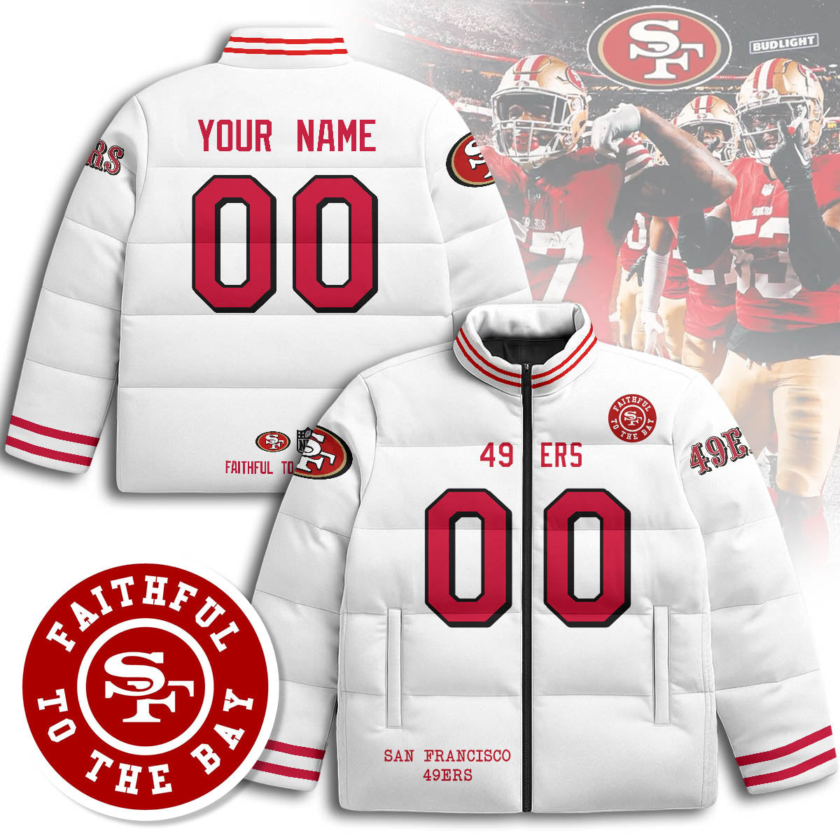 PersonalizedSF Unisex Puffer Jacket