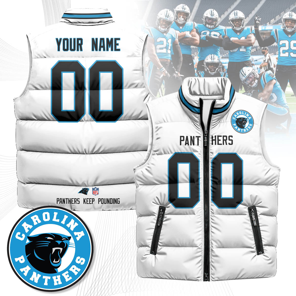 PersonalizedCP Unisex Puffer Vest