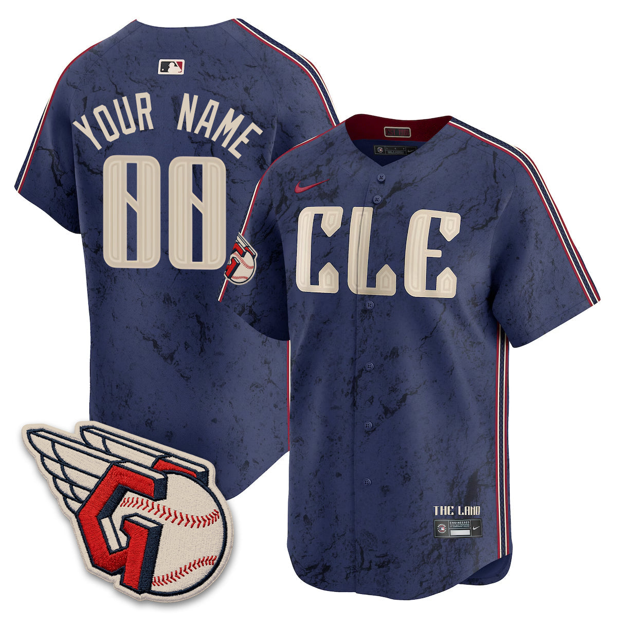 CLE 2026 Black Out Style Limited Vapor Custom Jersey - Stitched