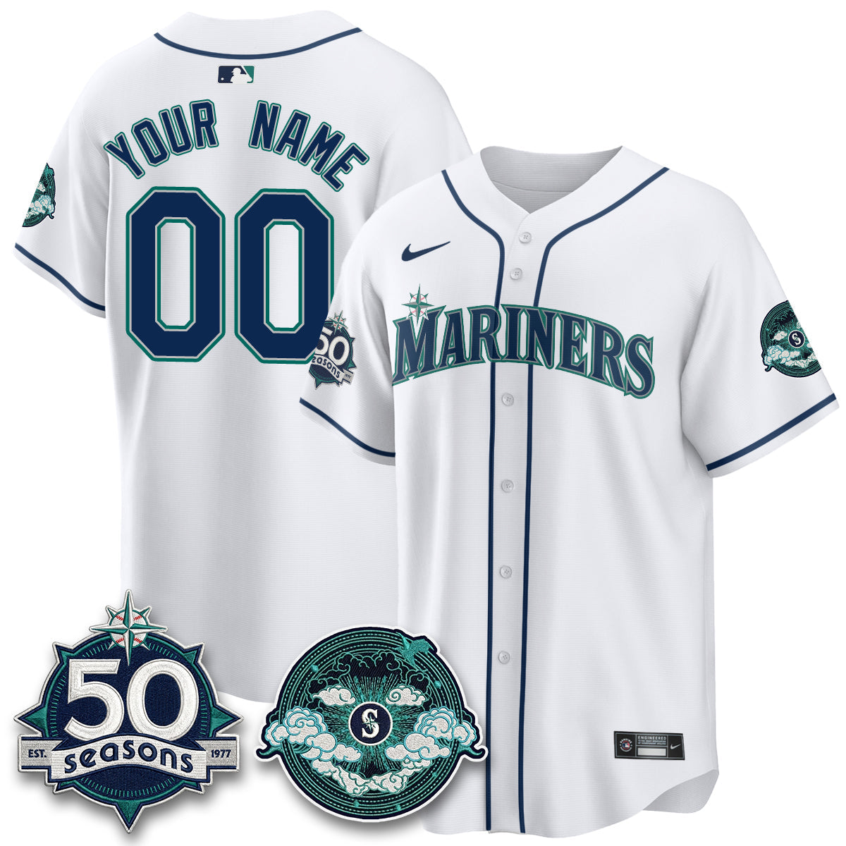 SEA x FW Night Limited Custom Jersey - Stitched