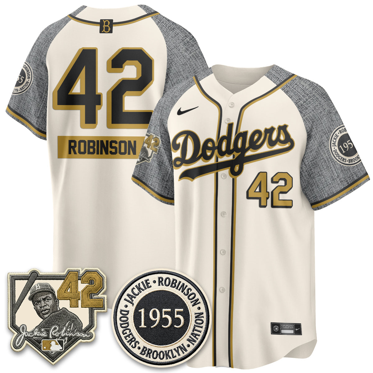 LAD 2026 New Era Jackie Robinson Vapor Limited Jersey - Stitched